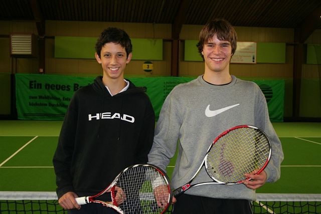 Finalisten Pascal Solisch (r.) Blaz Seric (l.)